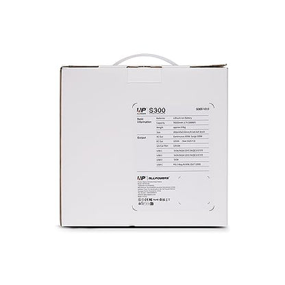 ALLPOWERS Portable Generator 288Wh Power Station Emergency Power Supply with DC/AC Inverter, PD Technology, Wireless Output, Charged by Solar Panel/Wall Outlet for Camping