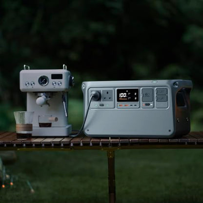 DJI Power 1000 V2 Portable Power Station, 1024Wh LFP Battery, Compact Size, 2600W Stable Output, 0-80% Recharge in 37 Mins, Electric Generator for Home, Camping, RVs, Off-Grid