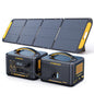 VTOMAN 3096Wh Portable Power Station Bundle with Extra Battery & 200W Solar Panel Included - Up to 4400W Solar Power Generator for Home Backup, Off-grid, Road Trip, RV, Camping