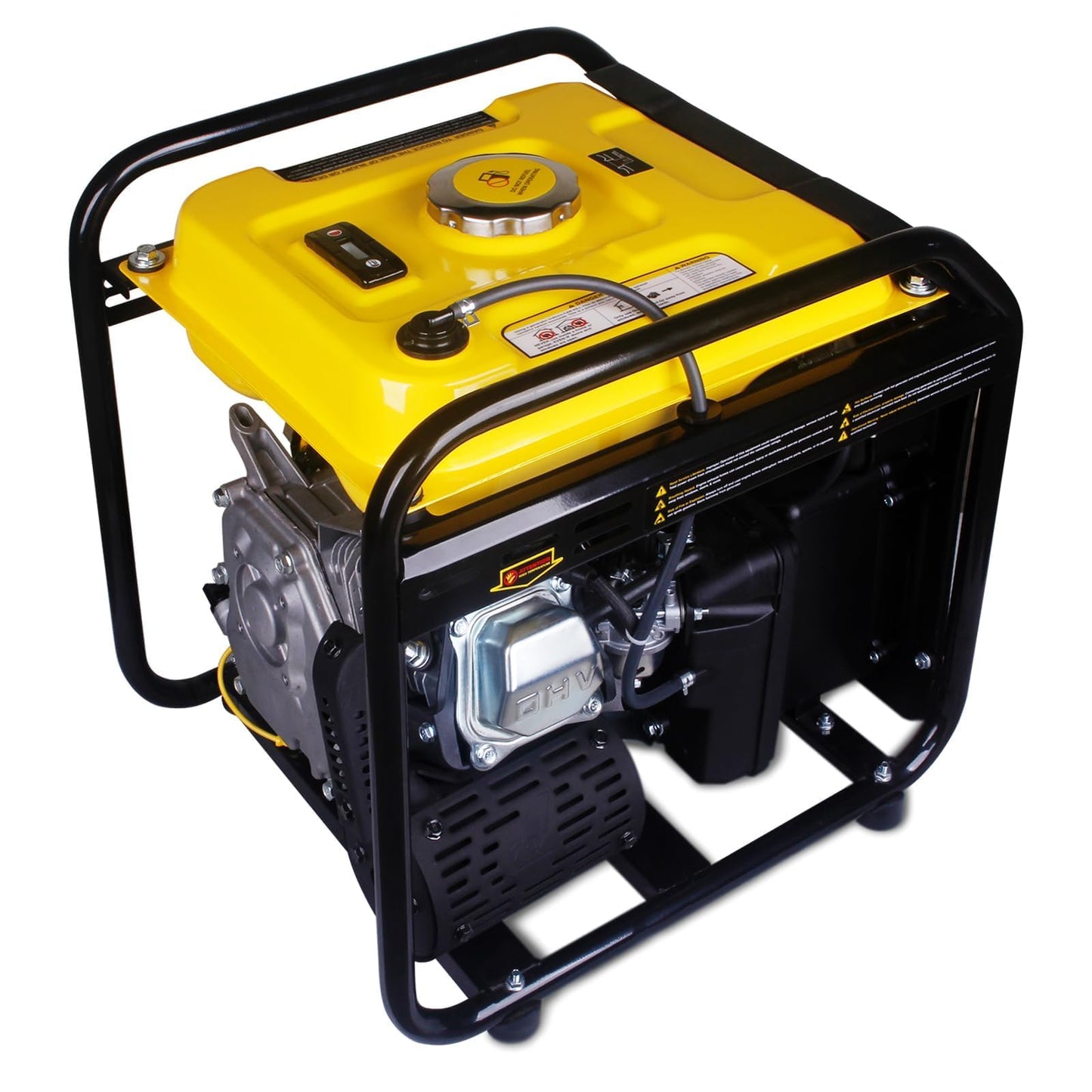 Aceup Energy 3800 Watt Inverter Generator, Petrol Powered Generator Pure Sine Wave 223cc, EURO-V, CE