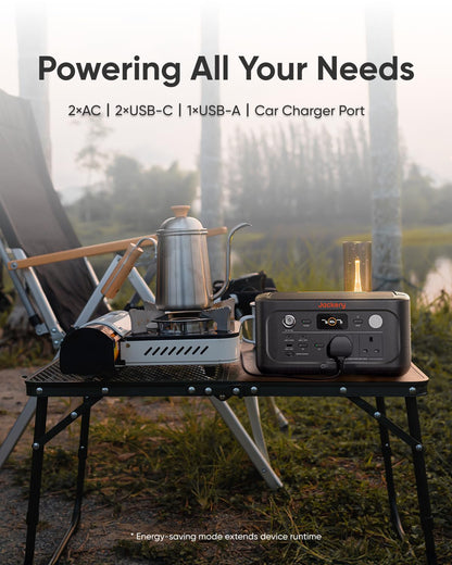 Jackery Explorer 500 v2 Portable Power Station, 230V/500W Pure Sine Wave Solar Generator, 1000W AC Output Power Station, 512Wh LiFePO4 Lithium Camping Battery Backup for Picnics, Fishing, Travel