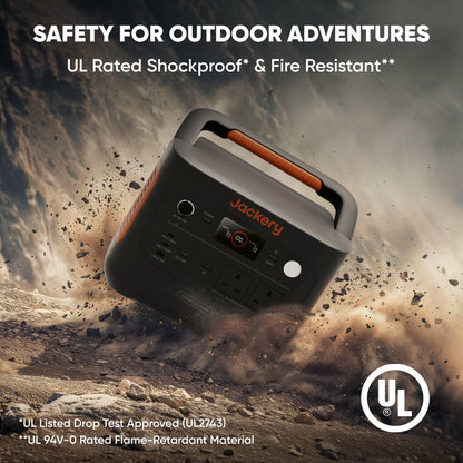 Jackery Explorer 1000 v2+ 100W Solar Panel Portable Power Station(2024 New),1070Wh LiFePO4 Battery,1500W AC/100W USB-C Output, 1 Hr Fast Charge, Solar Generator for Outdoor Camping,Off-grid Living,RV